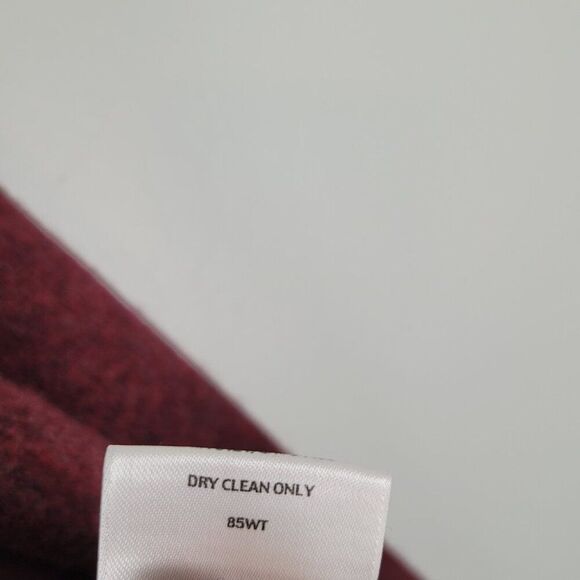 Eileen Fisher Lambswool Blazer Jacket Long Sleeve Knit Wool Red Size 4P Petite - Picture 15 of 16